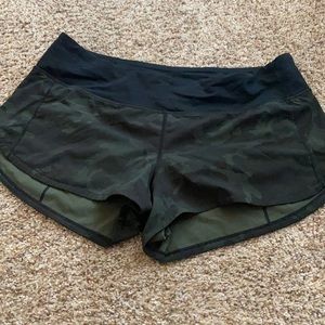 Lululemon camo shorts